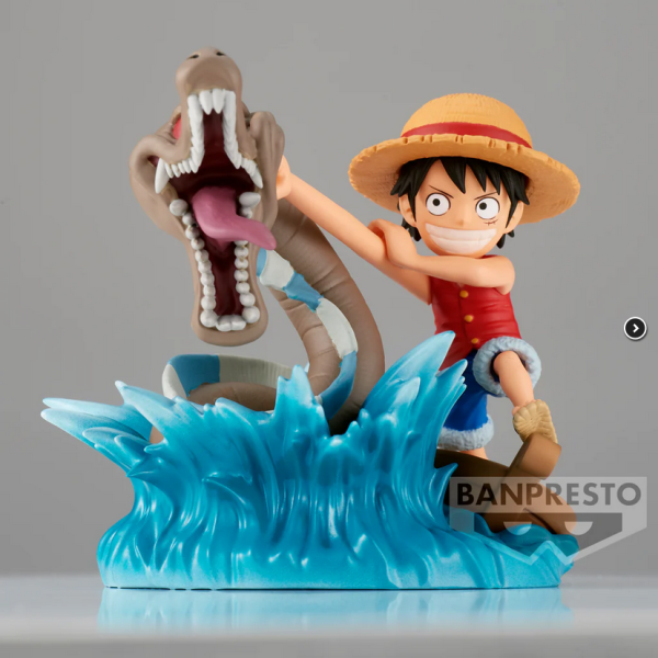 One Piece World Collectable Figure Log Stories Monkey.D.Luffy Vs Local Sea Monster - Image 3