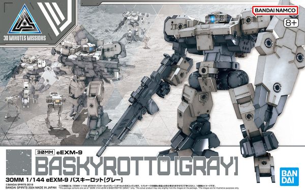 Bandai 1/144 30MM eEXM-9 Baskyrotto (Gray)