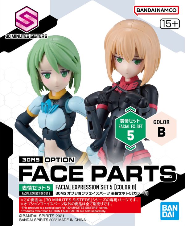 Bandai 30MS Optional Face Parts Set 5 (Color B)