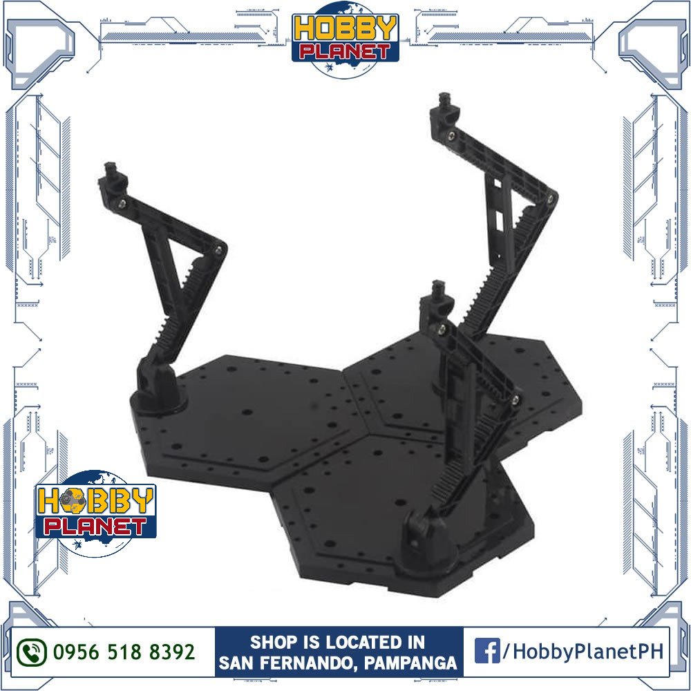 VT Hobby Triple Action Base stand 5 (Black) - Hobby Planet