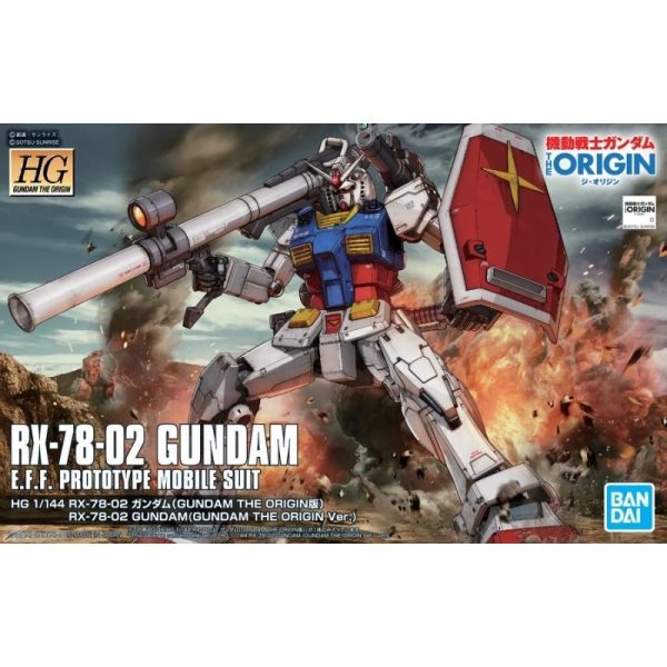 Bandai HGOR 1/144 Gundam RX-78-02 (Gundam The Origin Ver.)