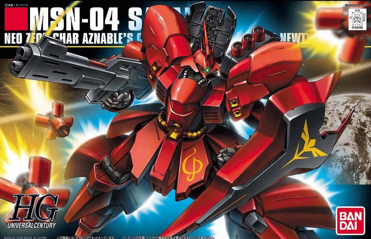 Bandai 1/144 HGUC MSN-04 Sazabi