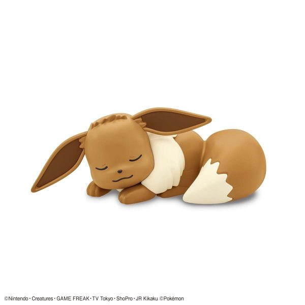 Bandai Pokemon Plamo Collection Quick!! 07 Eevee (Good Night Pose) - Image 2