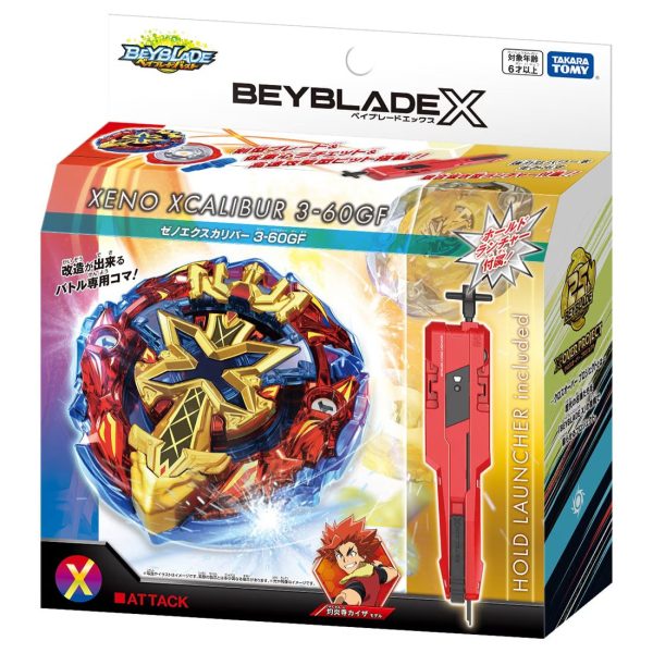 Takara Tomy BEYBLADE X BXG-13 Starter Xeno Excalibur 3-60GF (Bankee)