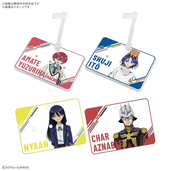 Bandai Action Base 7 (Clear Color) Mobile Suit Gundam GQuuuuuuX Sticker Set