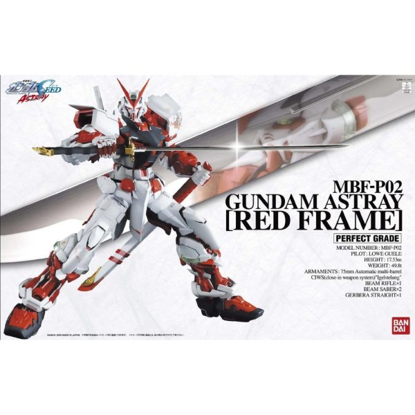 Bandai Perfect Grade 1/60 PG Gundam Astray Red Frame MBF-P02